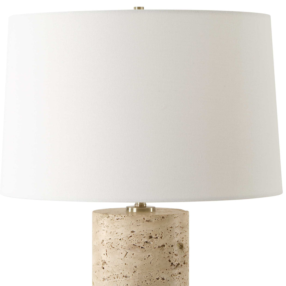   Beige Travertine Table Lamp | Oroa.com