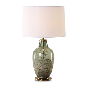   Green Translucent Glass Table Lamp | Oroa.com