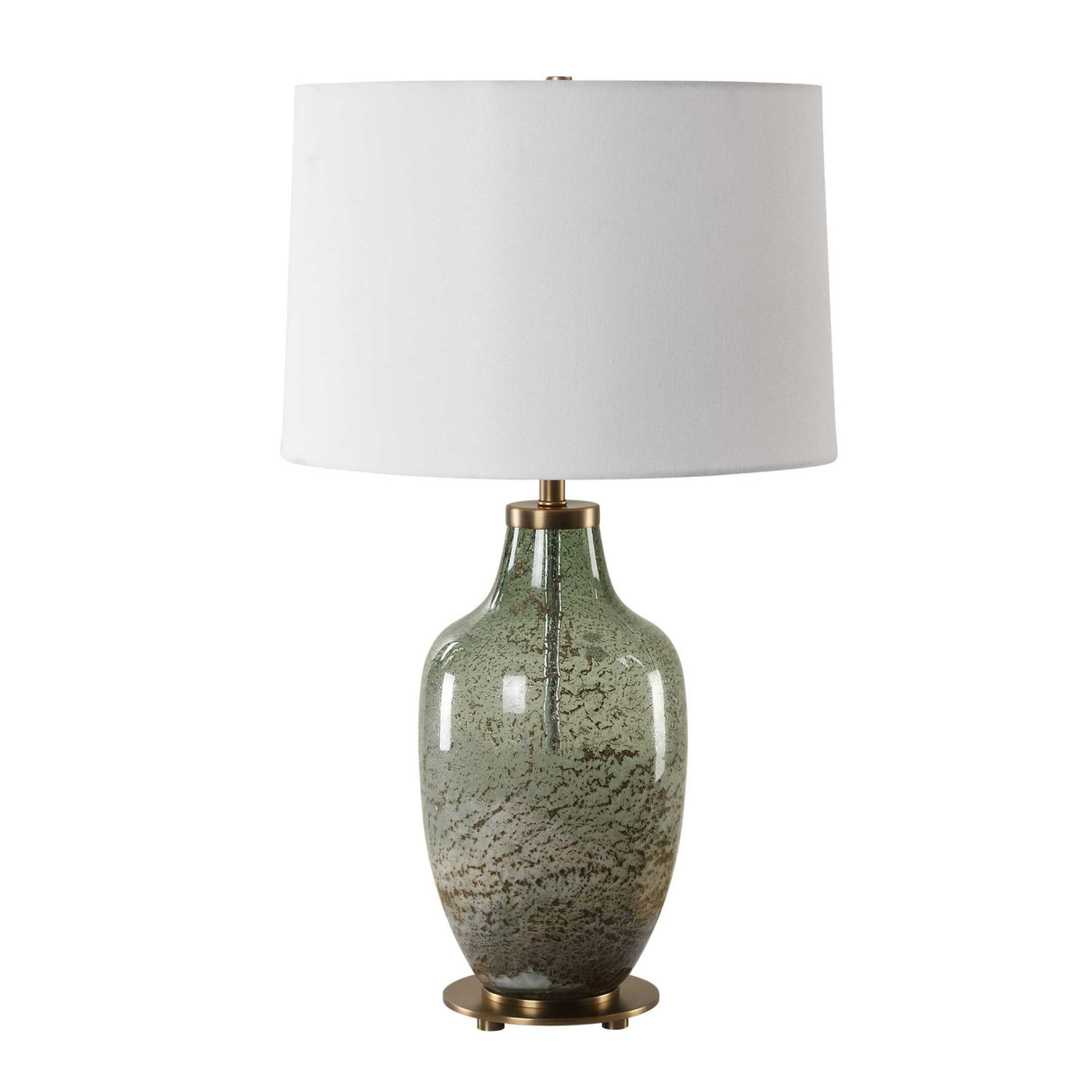   Green Translucent Glass Table Lamp | Oroa.com