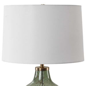   Green Translucent Glass Table Lamp | Oroa.com