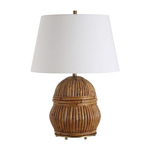   Aged Rattan Table Lamp | Oroa.com