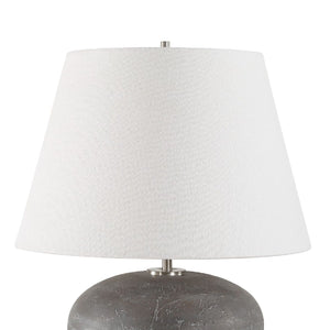   Distressed Black Ceramic Table Lamp | Oroa.com