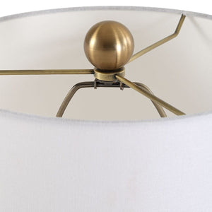   Brown Seeded Glass Buffet Lamp | Oroa.com