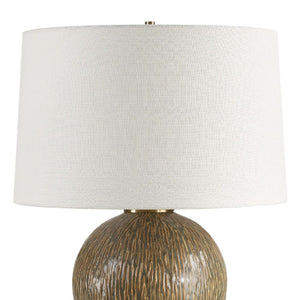   Distressed Brown Ceramic Table Lamp | Oroa.com