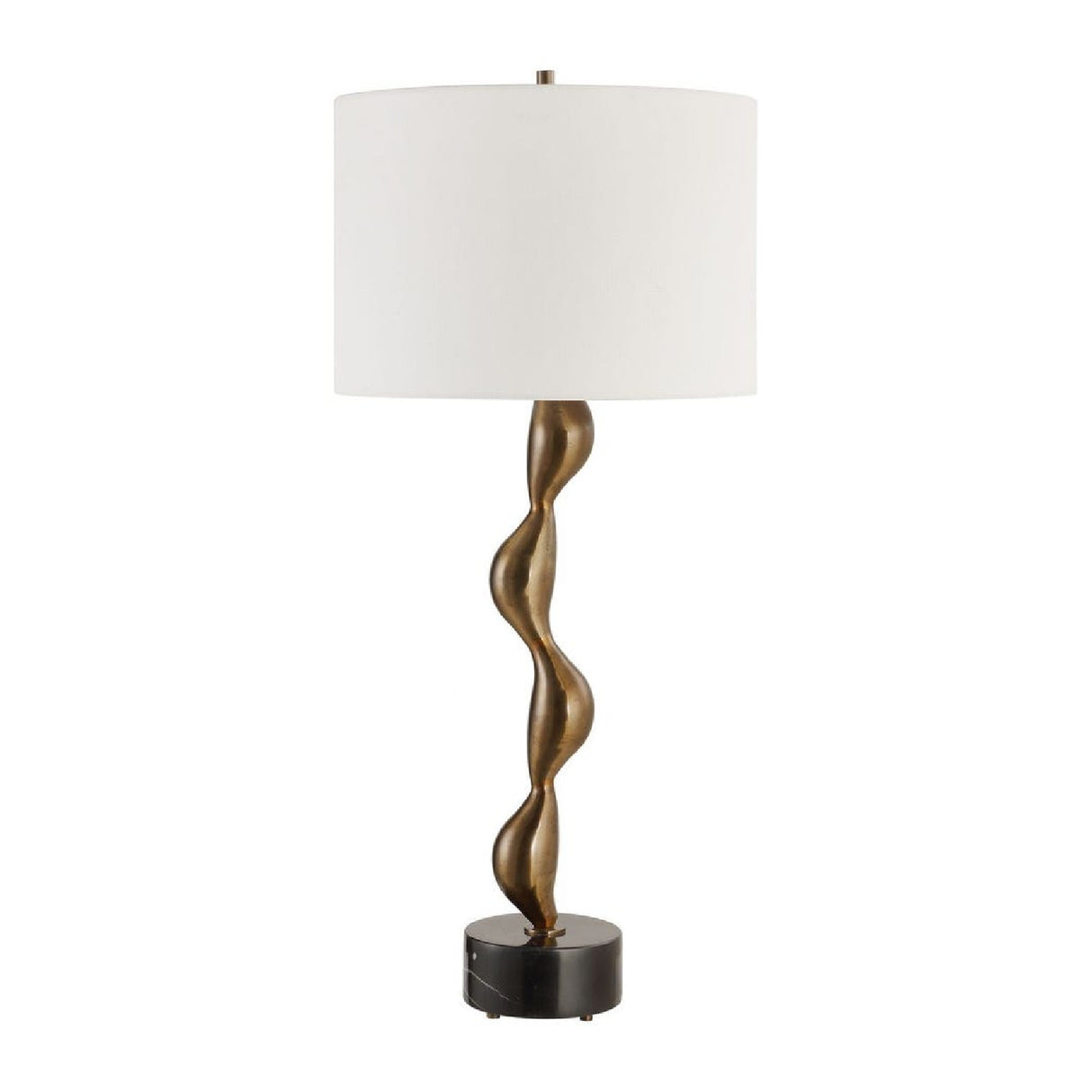   Organic-Curved Bronze Table Lamp | Oroa.com