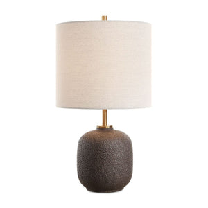   Textured Black Ceramic Buffet Lamp | Oroa.com