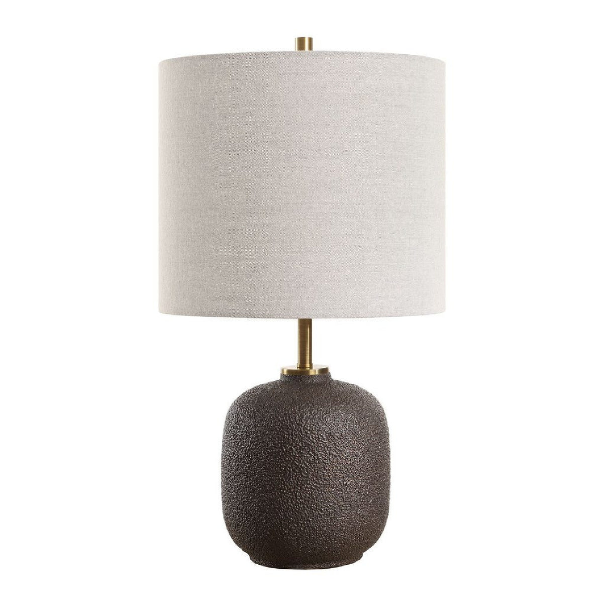   Textured Black Ceramic Buffet Lamp | Oroa.com