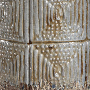   Etched Gray Ceramic Table Lamp | Oroa.com