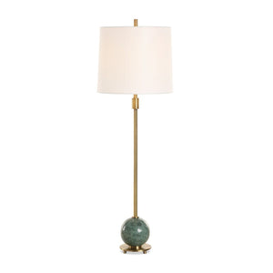   Green Marble Orb Buffet Lamp | Oroa.com