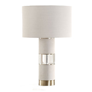   Linen & Crystal Table Lamp | Oroa.com