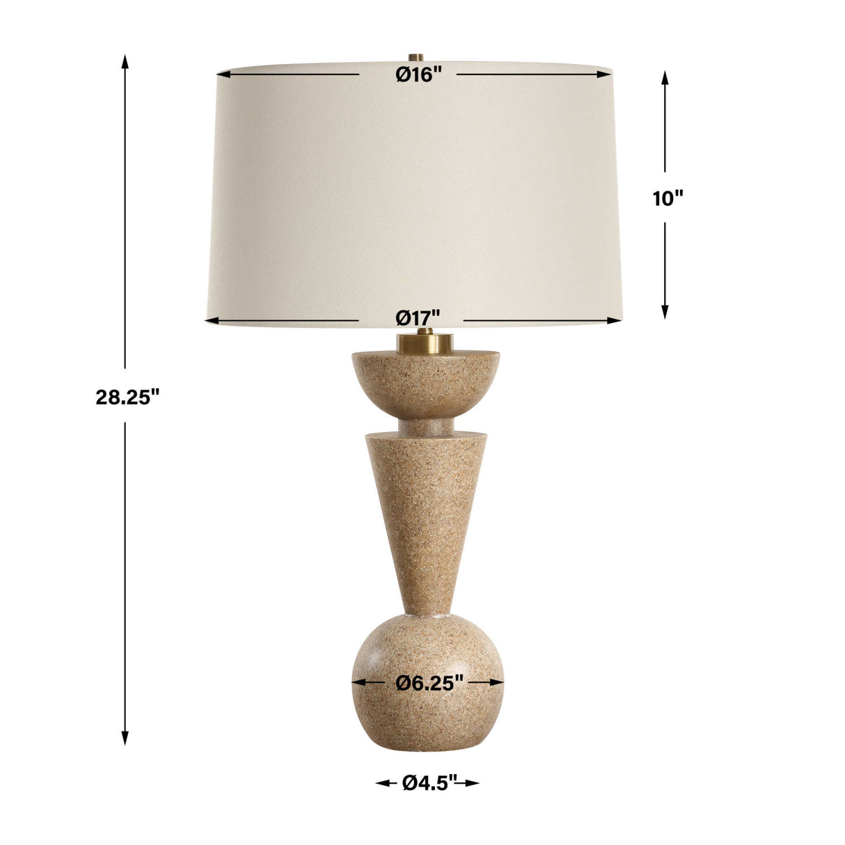   Geometrical Stone Table Lamp | Oroa.com