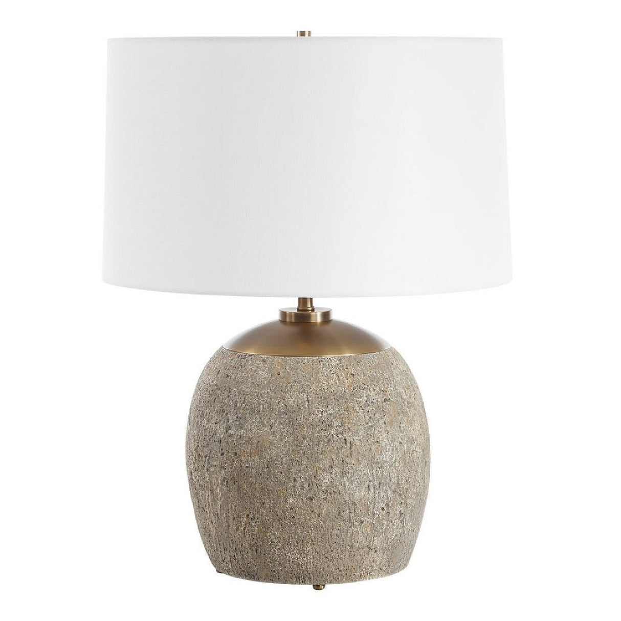   Brown Concrete Table Lamp | Oroa.com