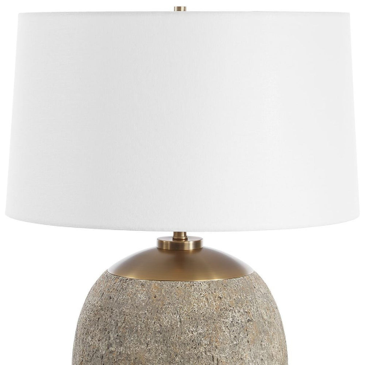   Brown Concrete Table Lamp | Oroa.com