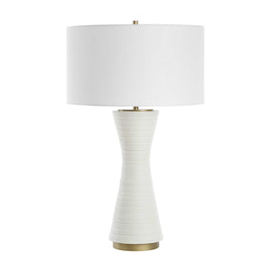   White Ceramic Table Lamp | Oroa.com
