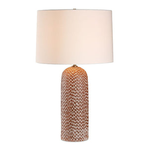   Brown Porcelain Table Lamp | Oroa.com