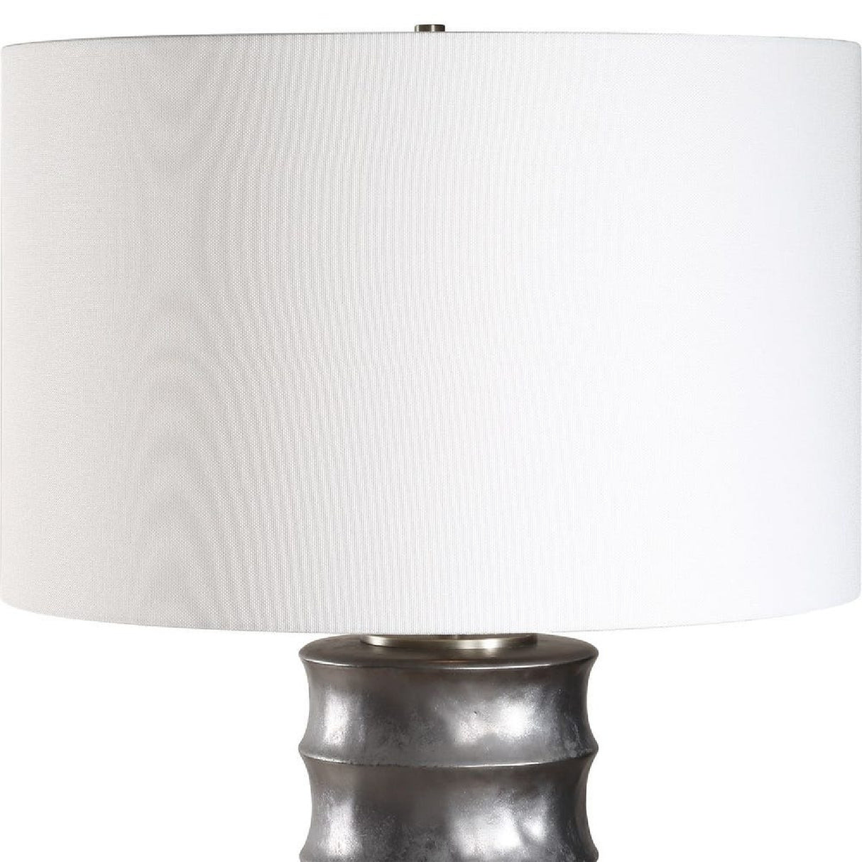   Bronze Porcelain Scalloped Table Lamp | Oroa.com