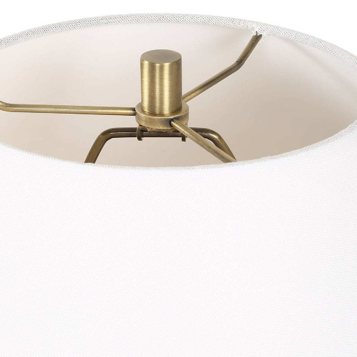   Channeled Brown Porcelain Table Lamp | Oroa.com