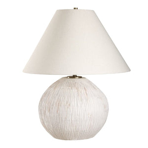   White Distressed Porcelain Table Lamp | Oroa.com