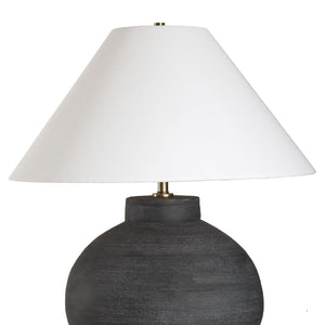   Black Porcelain Table Lamp | Oroa.com