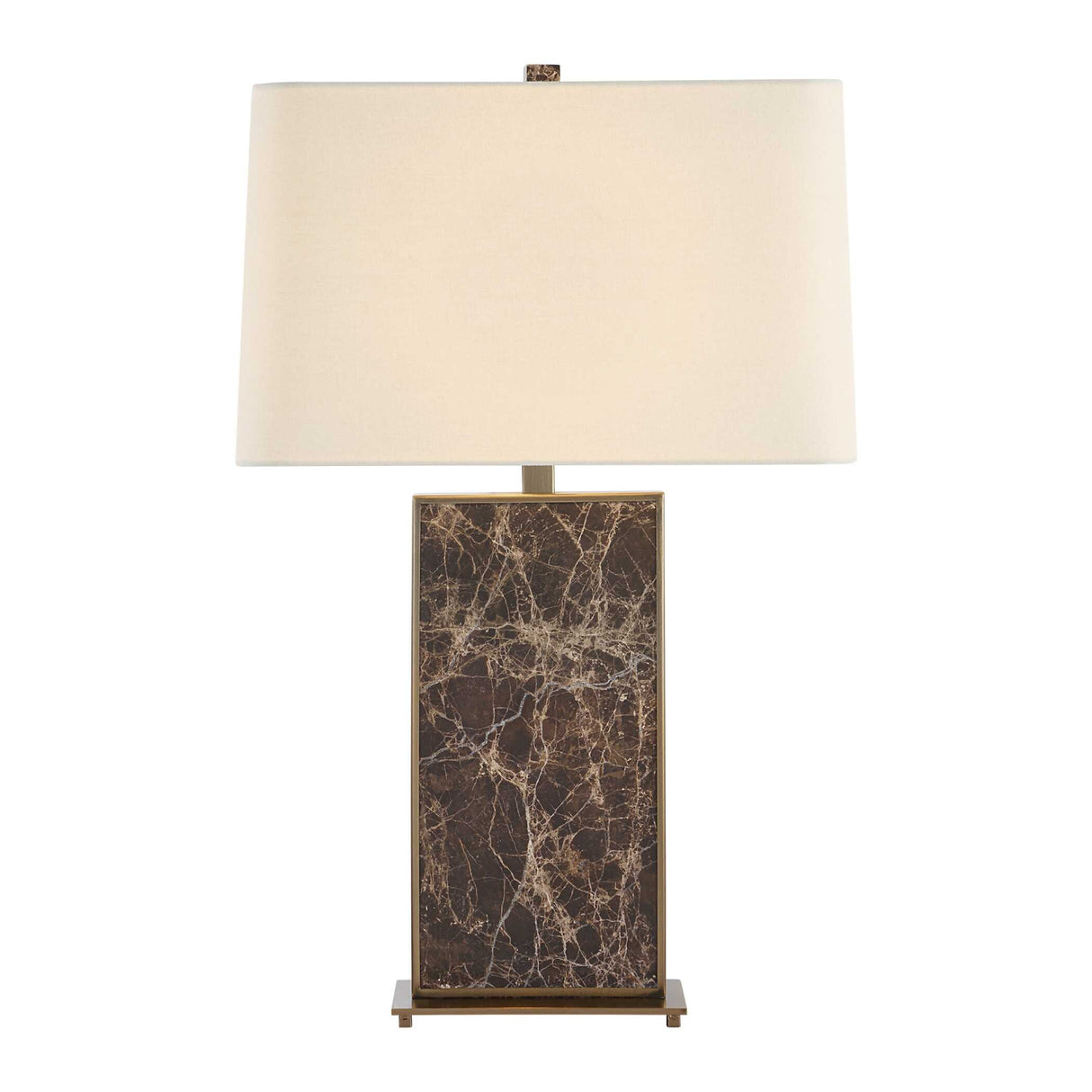   Brown Marble Table Lamp | Oroa.com