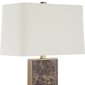   Brown Marble Table Lamp | Oroa.com