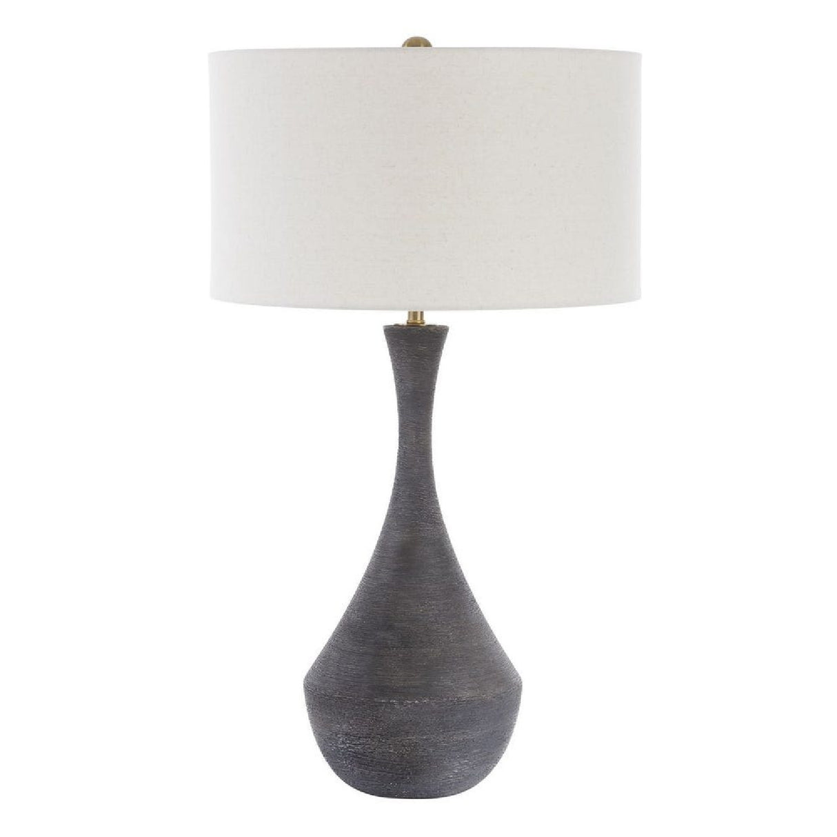   Black Textured Ceramic Table Lamp | Oroa.com