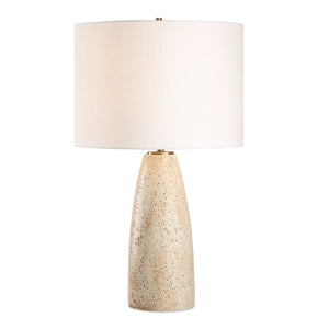   Unfilled Natural Travertine Table Lamp | Oroa.com
