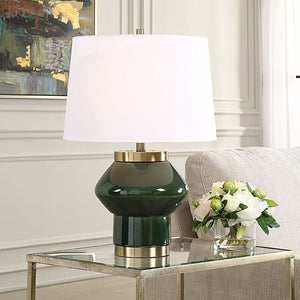   Green Ceramic Contemporary Table Lamp | Oroa.com