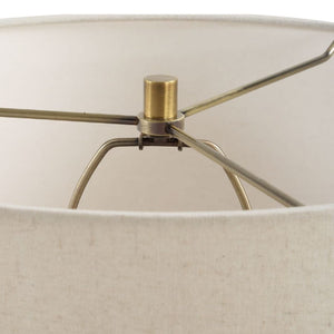   Stacked Travertine Table Lamp | Oroa.com