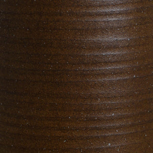   Ridged Brown Ceramic Table Lamp | Oroa.com