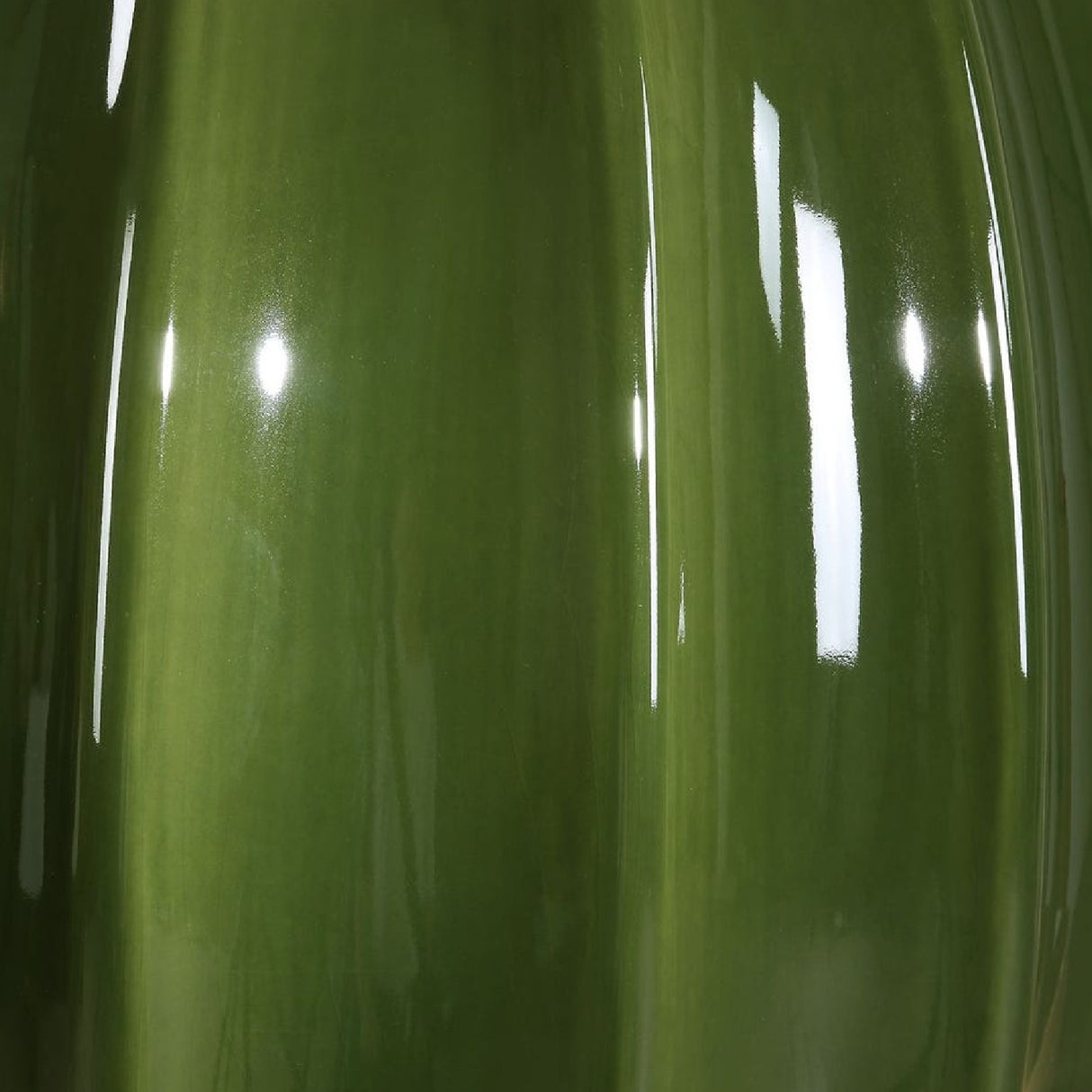   Channeled Green Ceramic Table Lamp | Oroa.com