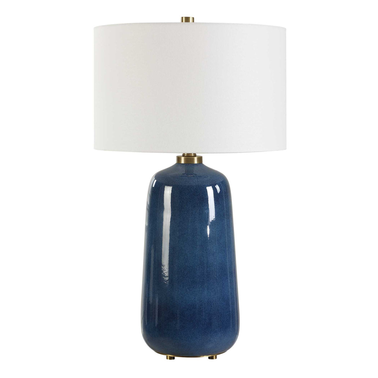   Blue Glazed Ceramic Table Lamp | Oroa.com