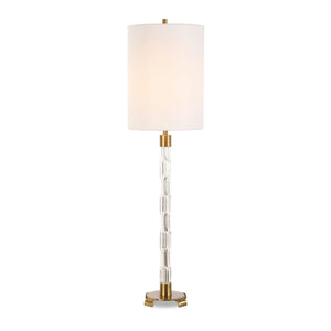   Embossed Crystal Column Buffet Lamp | Oroa.com