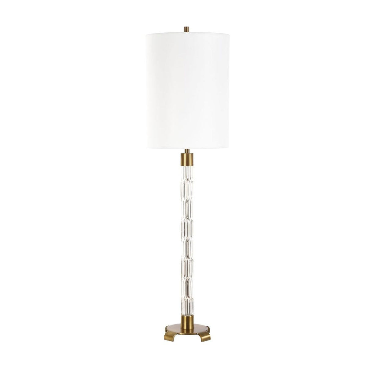  Embossed Crystal Column Buffet Lamp | Oroa.com