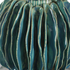   Stacked Teal Ceramic Table Lamp | Oroa.com