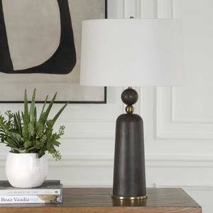   Wooden Cylindrical Table Lamp | Oroa.com