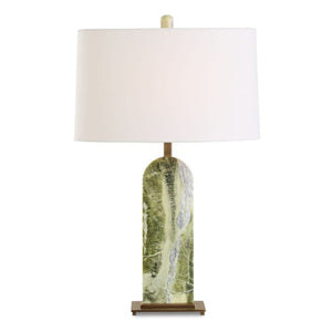   Green Marble Table Lamp | Oroa.com