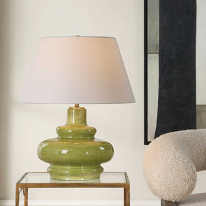   Green Porcelain Table Lamp | Oroa.com