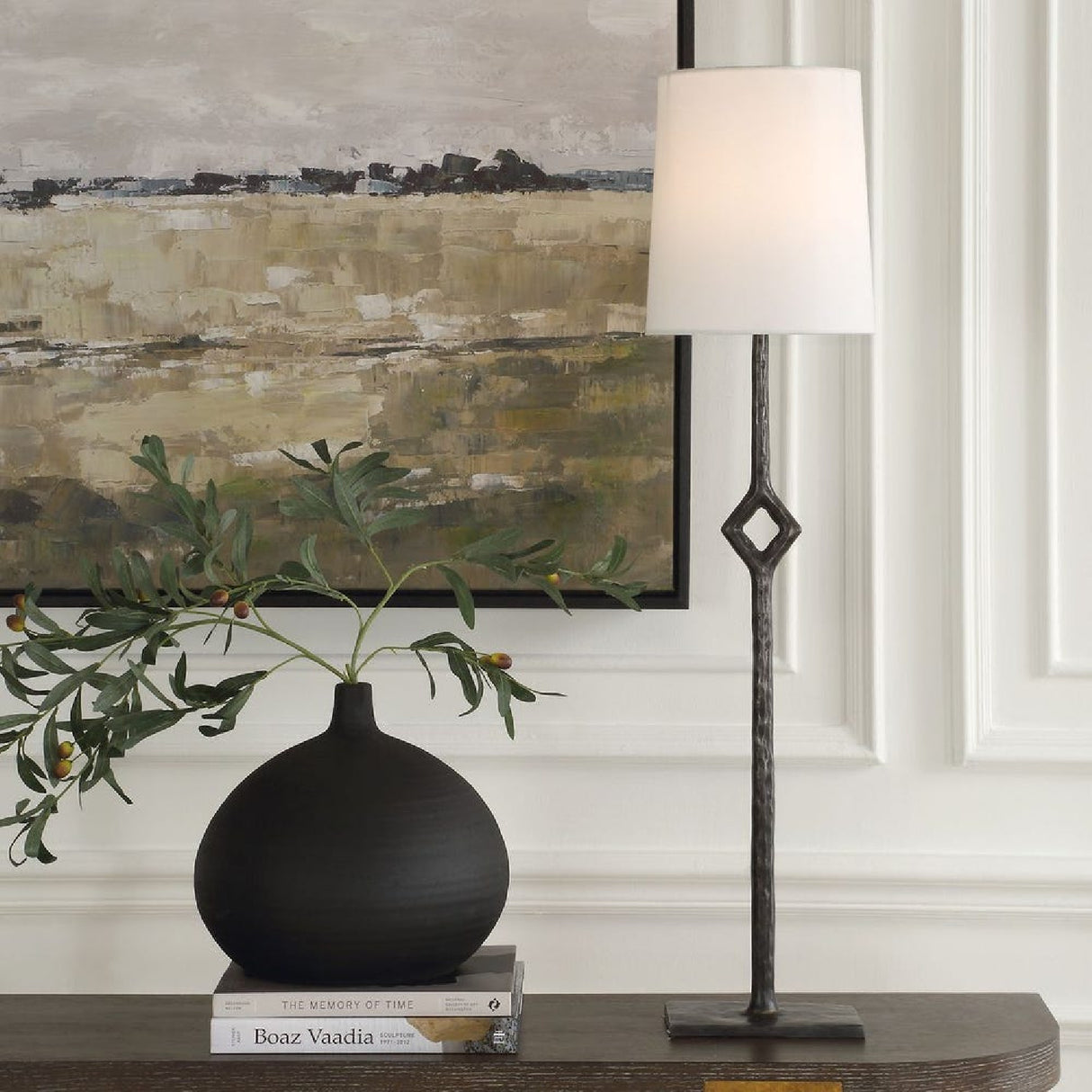   Rustic Bronze Cordless Buffet Lamp | Oroa.com