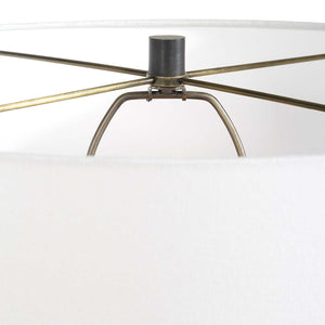   Aged Gray Ceramic Table Lamp | Oroa.com