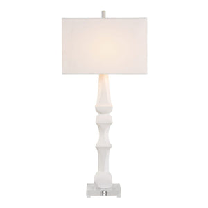   White Sculptural Table Lamp | Oroa.com