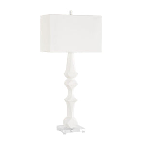   White Sculptural Table Lamp | Oroa.com