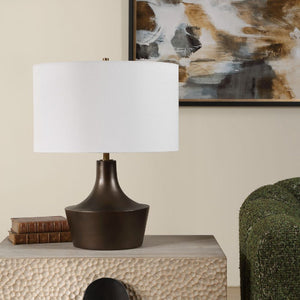   Bronze Curved Table Lamp | Oroa.com