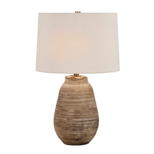   Distressed Gray Ceramic Table Lamp | Oroa.com