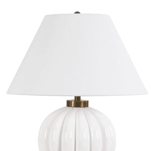   Stacked White Spheres Table Lamp | Oroa.com