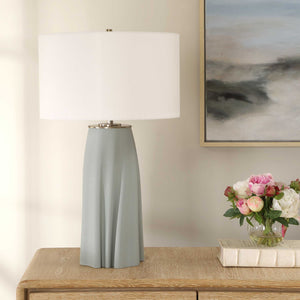   Light Blue Ceramic Table Lamp | Oroa.com
