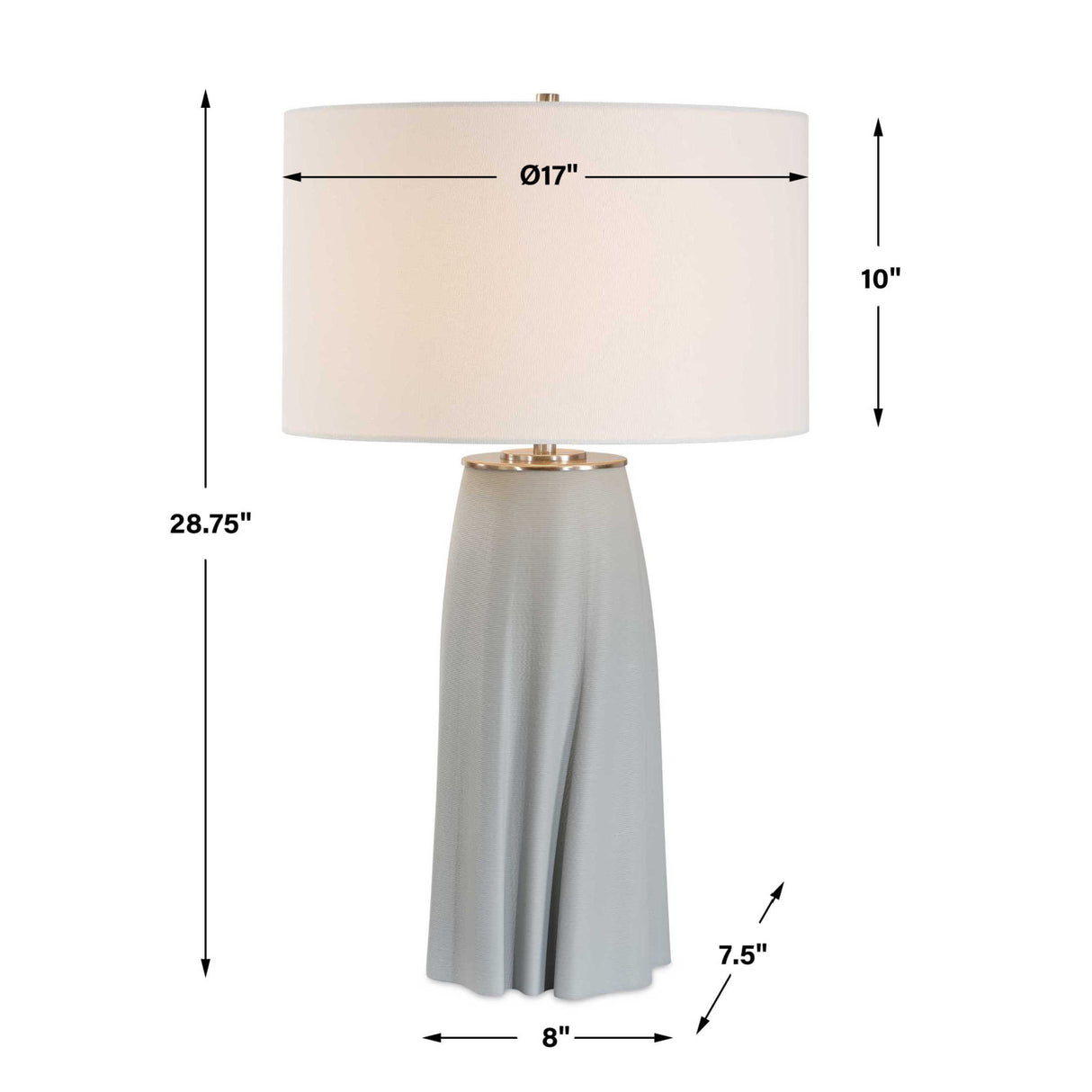   Light Blue Ceramic Table Lamp | Oroa.com