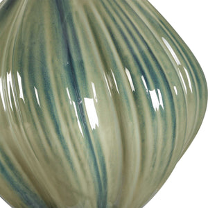   Swirled Green Ceramic Table Lamp | Oroa.com