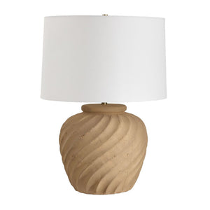   Reeded Terracotta Table Lamp | Oroa.com