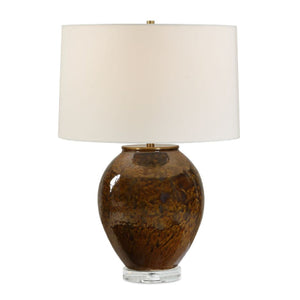   Brown Glaze Ceramic Table Lamp | Oroa.com